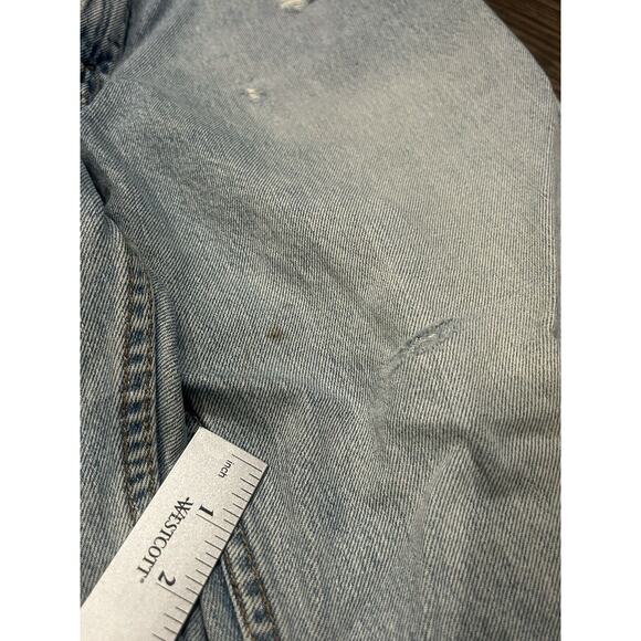 Vintage Levis Jeans Mens 38x30 Blue 505 Light Wash 90s 1999 Regular Straight Leg - Picture 3 of 10